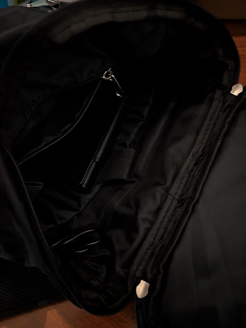 Black Camouflage Men's Backpack - Picture 2 of 4